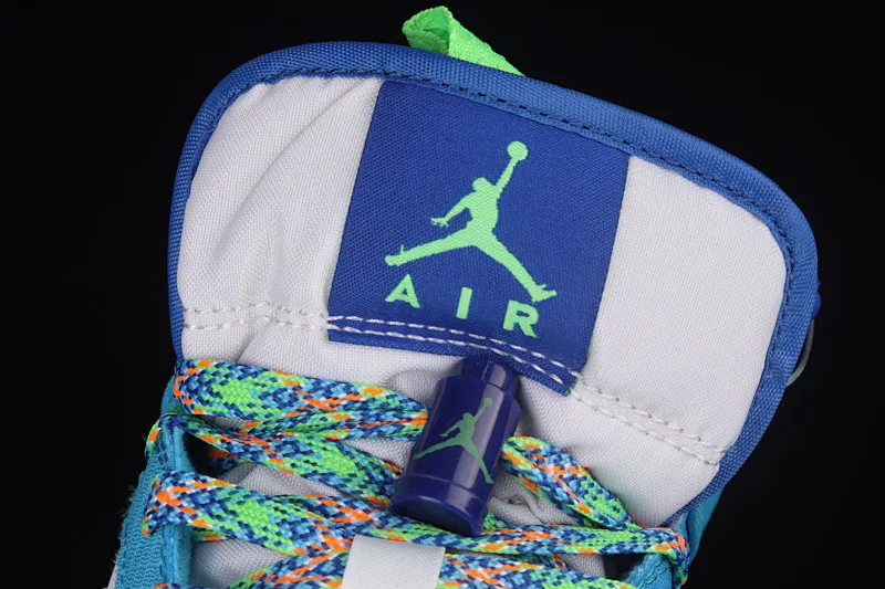 All categories Air Jordan Jordan series basketball shoes Air Jordan 1 Mid G version pure original Air Jordan 1 Mid AJ1 Joe 1 blue and green Chinese culture basketball shoes DA8010-400